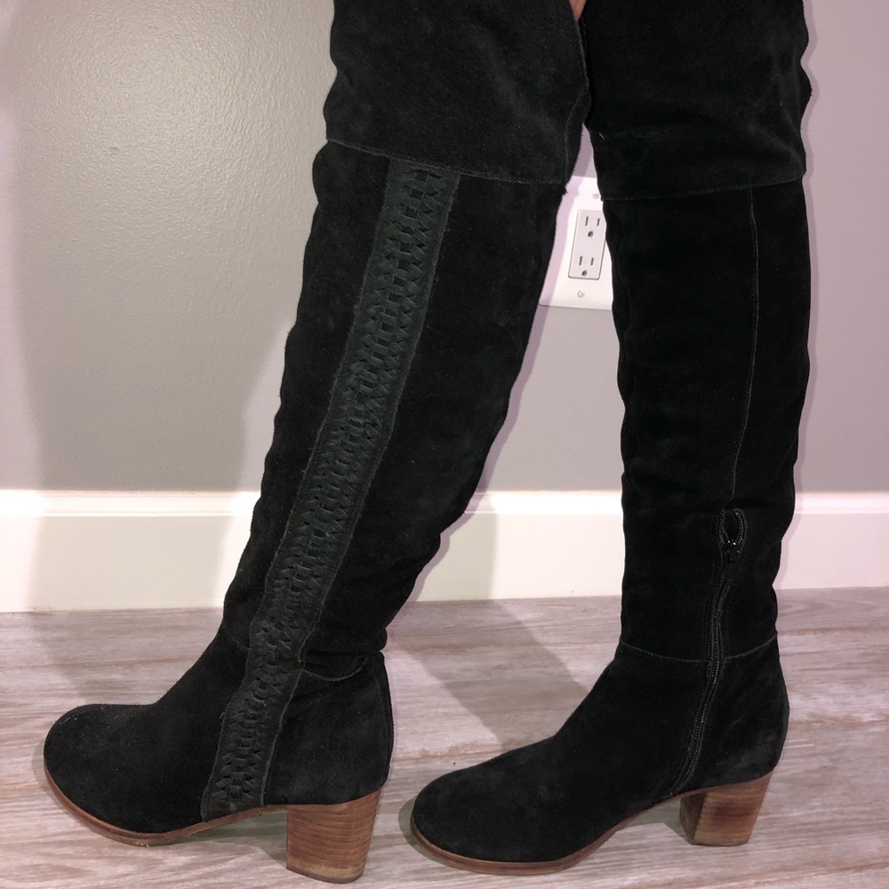Fashion Knee length suede boots